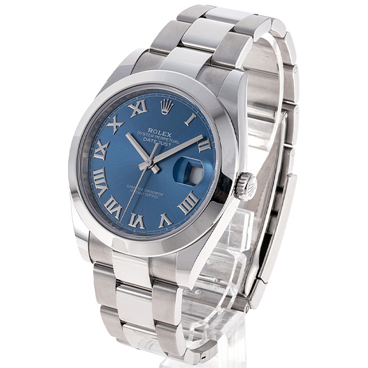 ロレックス デイトジャスト41 126300 ブルー 新品 サブカット 1枚目