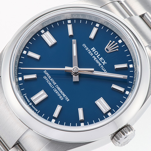 ロレックス オイスター パーペチュアル 36 126000 メッドブルー 未使用品 サブカット 1枚目