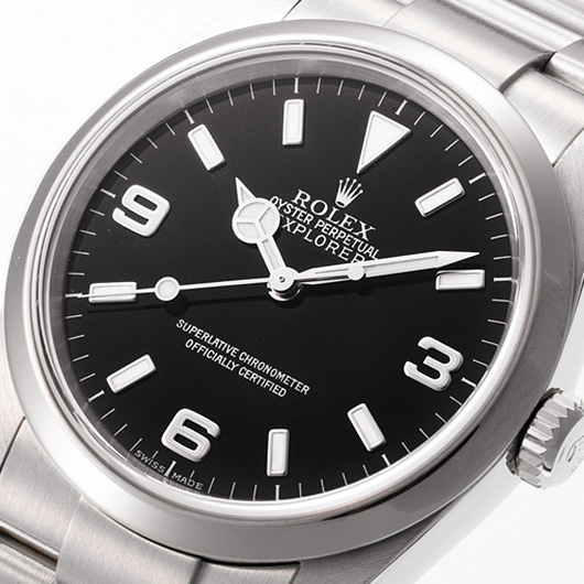 ロレックス エクスプローラーⅠ 114270 ブラック 中古 サブカット 1枚目
