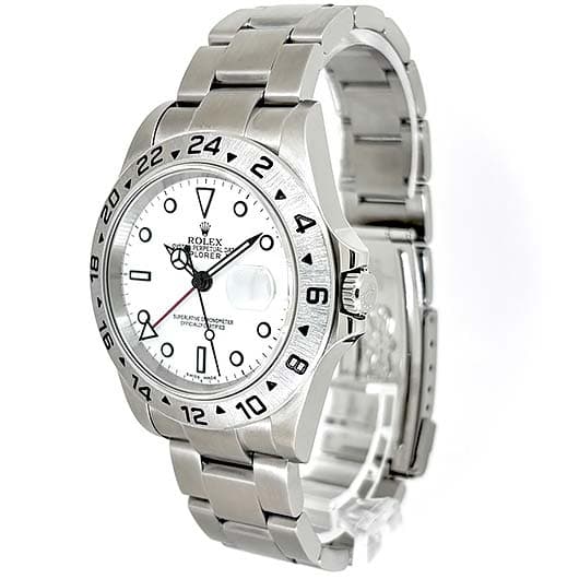 ロレックス エクスプローラーⅡ 16570 ホワイト 中古 サブカット 1枚目