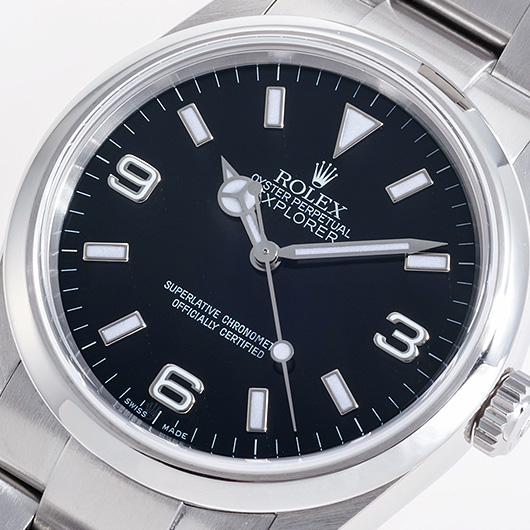 ロレックス エクスプローラーⅠ 114270 ブラック 中古 サブカット 1枚目