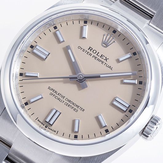 ロレックス オイスター パーペチュアル 36 126000 ベージュ 新品 サブカット 1枚目