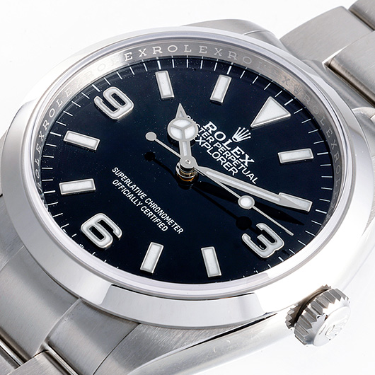 ロレックス エクスプローラー 36 124270 ブラック 中古 サブカット 1枚目