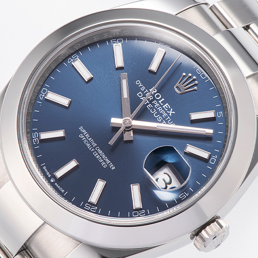 ロレックス デイトジャスト41 126300 ブルー 中古 サブカット 1枚目