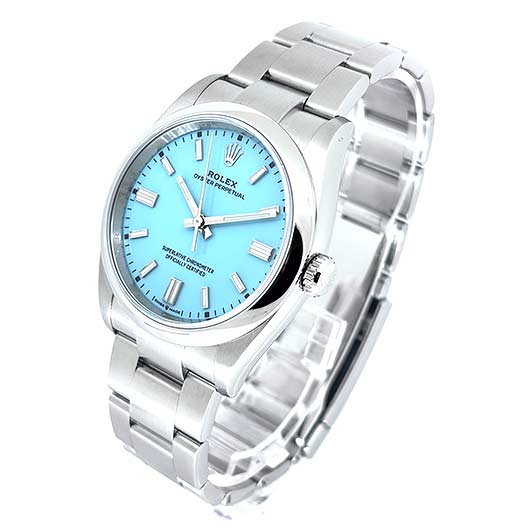 ロレックス オイスター パーペチュアル 36 126000 ターコイズブルー 中古 サブカット 1枚目
