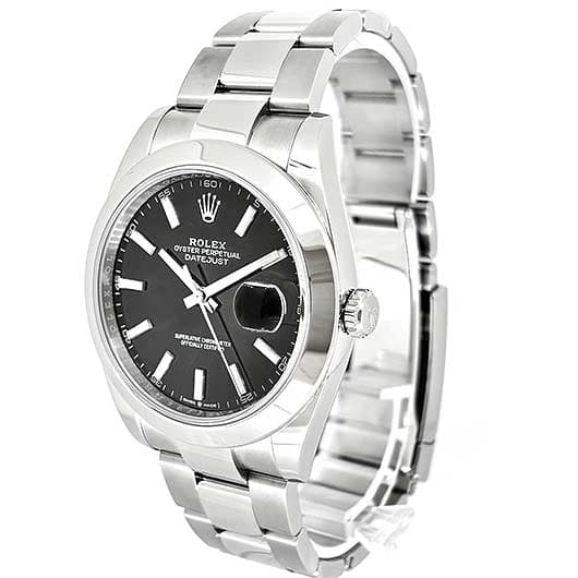 ロレックス デイトジャスト41 126300 ブラック 中古 サブカット 1枚目