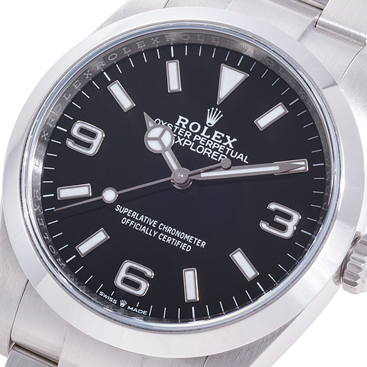 ロレックス エクスプローラー36 124270 ブラック 中古 サブカット 1枚目