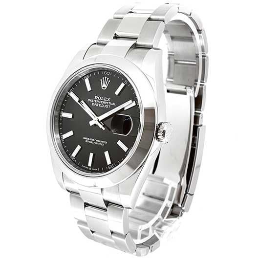 ロレックス デイトジャスト41 126300 ブラック 中古 サブカット 1枚目