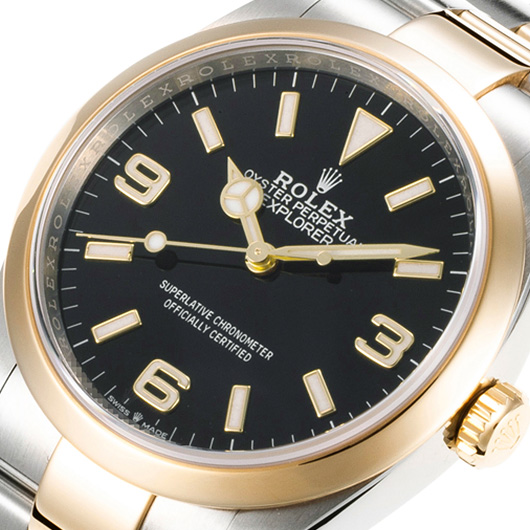 ロレックス エクスプローラーⅠ 124273 ブラック 中古 サブカット 1枚目