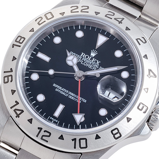 ロレックス エクスプローラーⅡ 16570 ブラック 中古 サブカット 1枚目