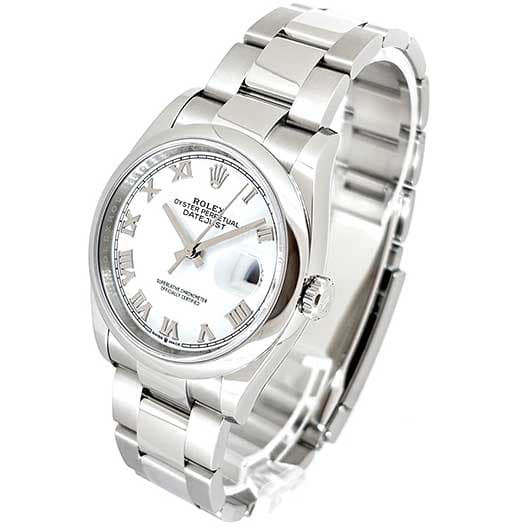 ロレックス デイトジャスト36 126200 ホワイト 中古 サブカット 1枚目