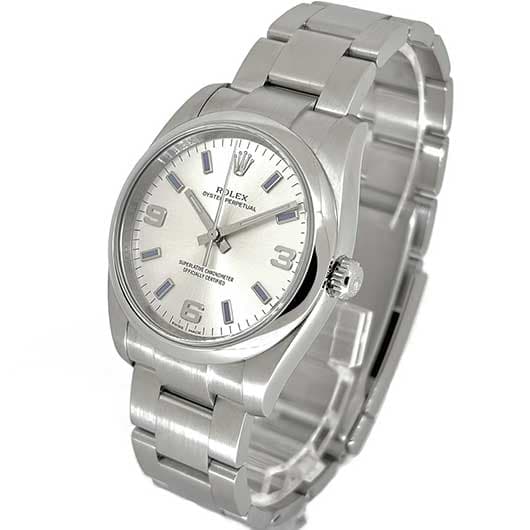 ロレックス オイスター パーペチュアル 114200 シルバー 中古 サブカット 1枚目