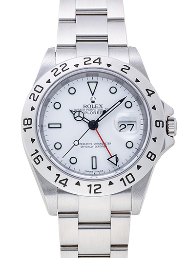 ロレックス エクスプローラーⅡ 16570 ホワイト 中古