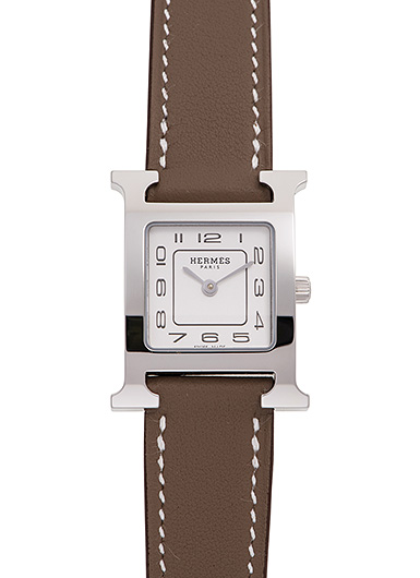 エルメス Hウォッチ HH1.210 ホワイト 新品
