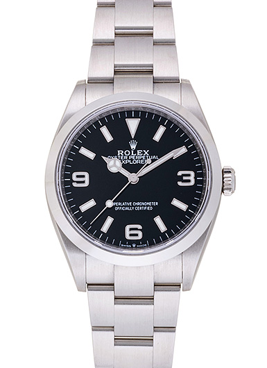 ロレックス エクスプローラー36 124270 ブラック 中古