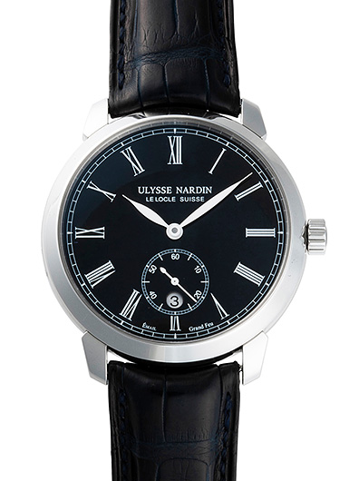 ユリス・ナルダン クラシコ マニュファクチュール 3203-136/E2 ブラック 中古
