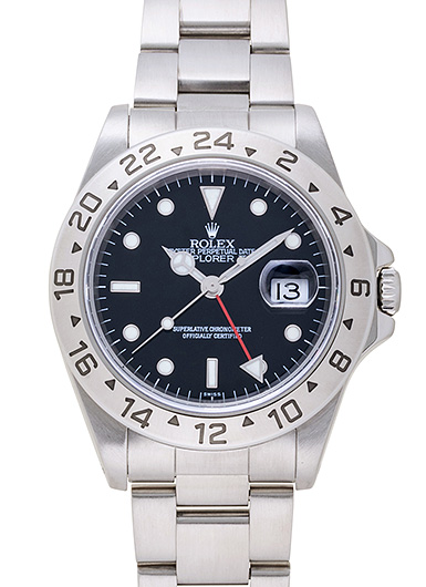 ロレックス エクスプローラーⅡ 16570 ブラック 中古