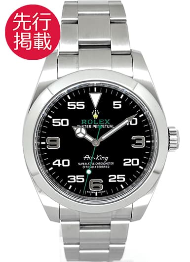 ロレックス エアキング 116900 ブラック 中古