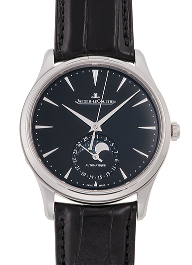 ジャガー・ルクルト マスター ウルトラスリム ムーン Q1368471 ブラック 中古