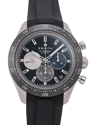 ゼニス クロノマスター スポーツ 03.3100.3600/21.C822 ブラック/シルバー/グレー/ブルー 新品