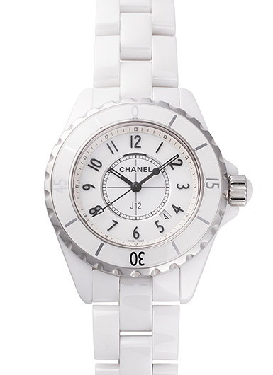 シャネル J12 H0968 ホワイト 中古