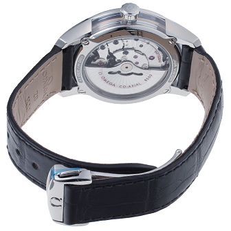 オメガ デ・ヴィル コーアクシャル アワービジョン 431.33.41.21.03.001 ブルー 新品 サブカット 2枚目