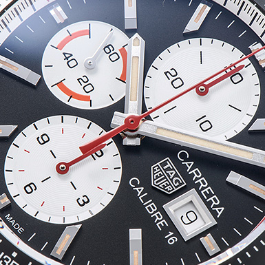 タグ・ホイヤー カレラ クロノグラフ CV201AP.FC6429 ブラック/シルバー 新品 サブカット 3枚目