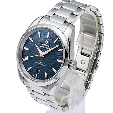 オメガ シーマスター アクアテラ 150m コーアクシャル マスタークロノメーター 220.10.38.20.03.002 ブルー 新品 サブカット 1枚目