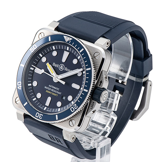 ベル＆ロス BR03-92 ダイバーブルー BR0392-D-BU-ST/SRB ブルー 未使用品 サブカット 1枚目