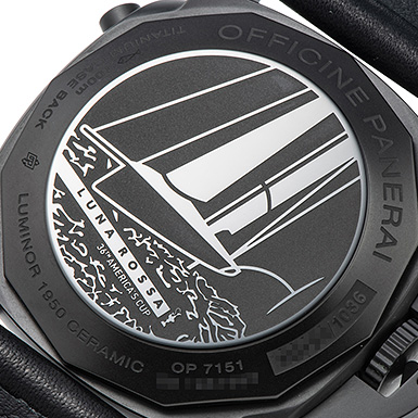 パネライ ルミノール ルナロッサ クロノ フライバック PAM01037 ダークグレー 新品 サブカット 3枚目