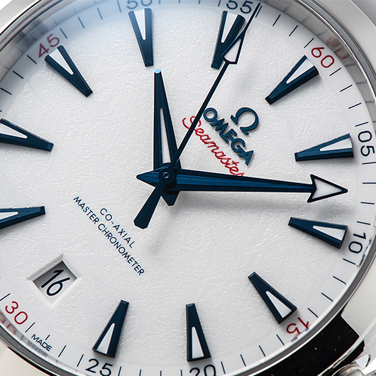 オメガ シーマスター アクアテラ 150m コーアクシャル マスタークロノメーター 北京2022 522.10.41.21.04.001 ホワイト 新品 サブカット 4枚目