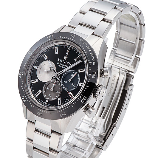 ゼニス クロノマスター スポーツ 03.3100.3600/21.M3100 ブラック/シルバー/グレー/ブル 新品未使用 サブカット 1枚目