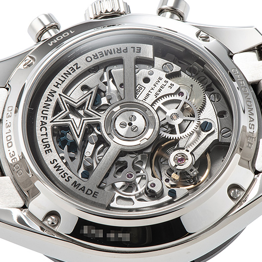 ゼニス クロノマスター スポーツ 03.3100.3600/21.M3100 ブラック/シルバー/グレー/ブル 新品未使用 サブカット 3枚目