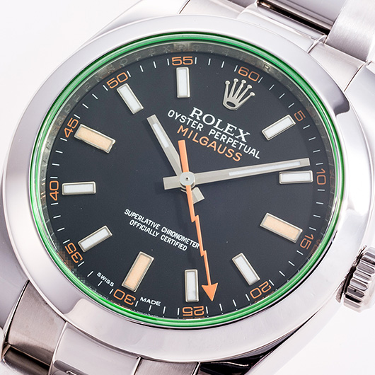 ロレックス ミルガウス 116400GV ブラック 中古 サブカット 1枚目