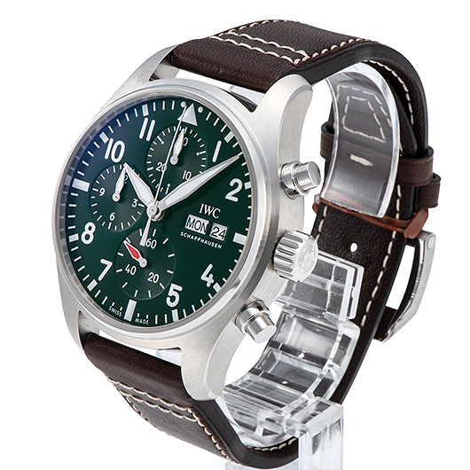IWC パイロットウォッチ クロノグラフ 41 IW388103 グリーン 新品 サブカット 1枚目