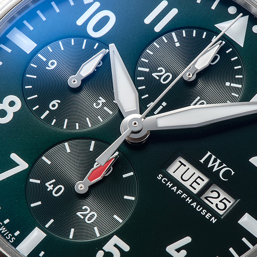 IWC パイロットウォッチ クロノグラフ 41 IW388103 グリーン 新品 サブカット 4枚目
