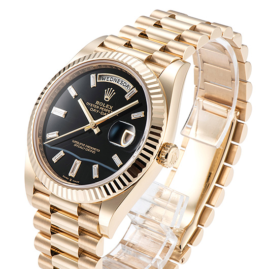 ロレックス デイデイト40 228238A ブラック 新品 サブカット 1枚目