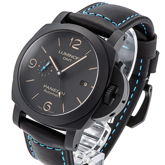 パネライ ルミノール1950 3デイズ GMT セラミカ PAM01441 ブラック 新品 サブカット 1枚目