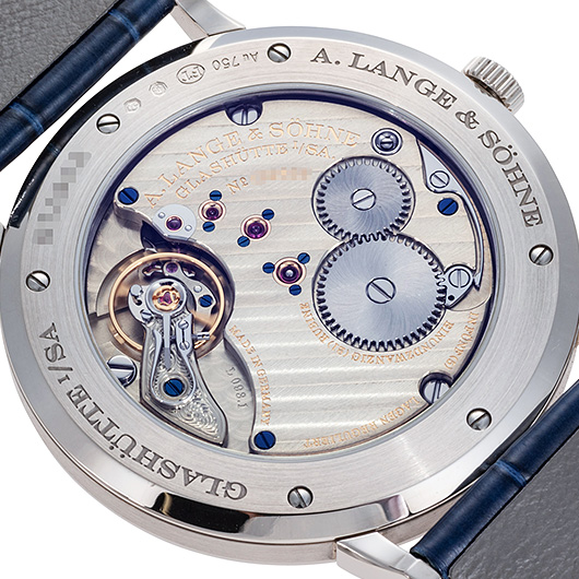 ランゲ＆ゾーネ サクソニア フラッハ 205.086 ブルー 中古 サブカット 3枚目