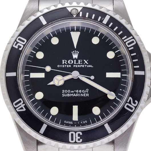 ロレックス サブマリーナ 5513 ブラック アンティーク サブカット 3枚目
