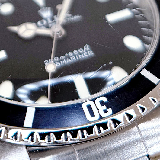 ロレックス サブマリーナ 5513 ブラック アンティーク サブカット 6枚目