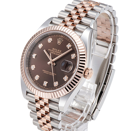 ロレックス デイトジャスト41 126331G ブラウン（チョコ） 新品未使用 サブカット 1枚目