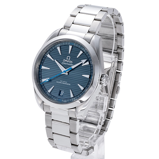 オメガ シーマスター アクアテラ 150m コーアクシャル マスタークロノメーター 220.10.41.21.03.002 ブルー 新品 サブカット 1枚目
