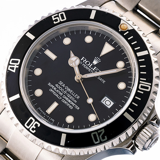 ロレックス シードゥエラー 16660 ブラック アンティーク サブカット 1枚目