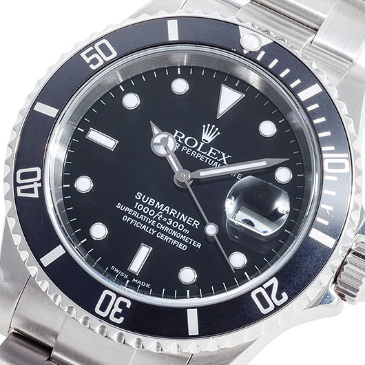 ロレックス サブマリーナ デイト 16610 ブラック 中古 サブカット 1枚目