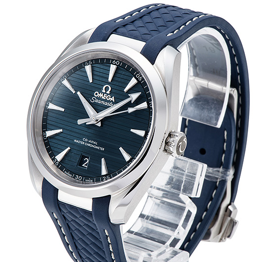 オメガ シーマスター アクアテラ 150m コーアクシャル マスタークロノメーター 220.12.38.20.03.001 ブルー 新品 サブカット 1枚目