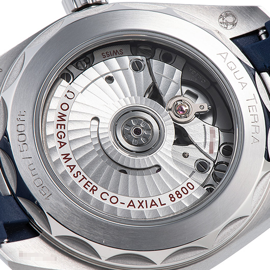 オメガ シーマスター アクアテラ 150m コーアクシャル マスタークロノメーター 220.12.38.20.03.001 ブルー 新品 サブカット 3枚目