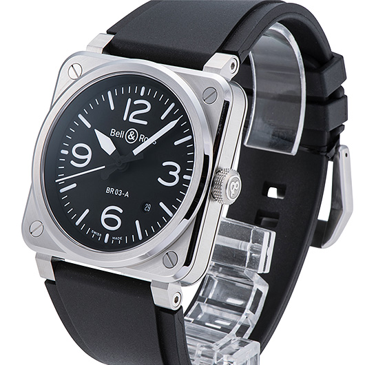 ベル＆ロス BR03 ブラックスティール BR03A-BL-ST/SRB ブラック 新品未使用 サブカット 1枚目