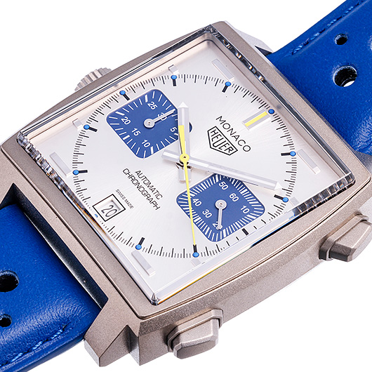 タグ・ホイヤー モナコ キャリバー11 レーシングブルー CAW218C.FC6548 シルバー/ブルー 新品 サブカット 1枚目