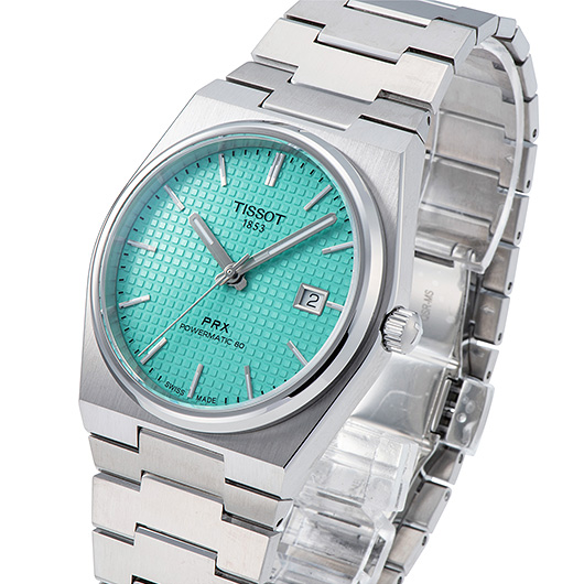 ティソ PRX パワーマティック 80 T137.407.11.091.01 ライトグリーン 新品 サブカット 1枚目